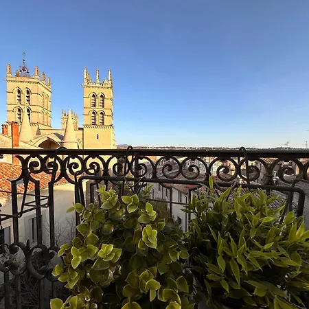 La Terrasse, Vue Sur Les Toits De Apartman Montpellier